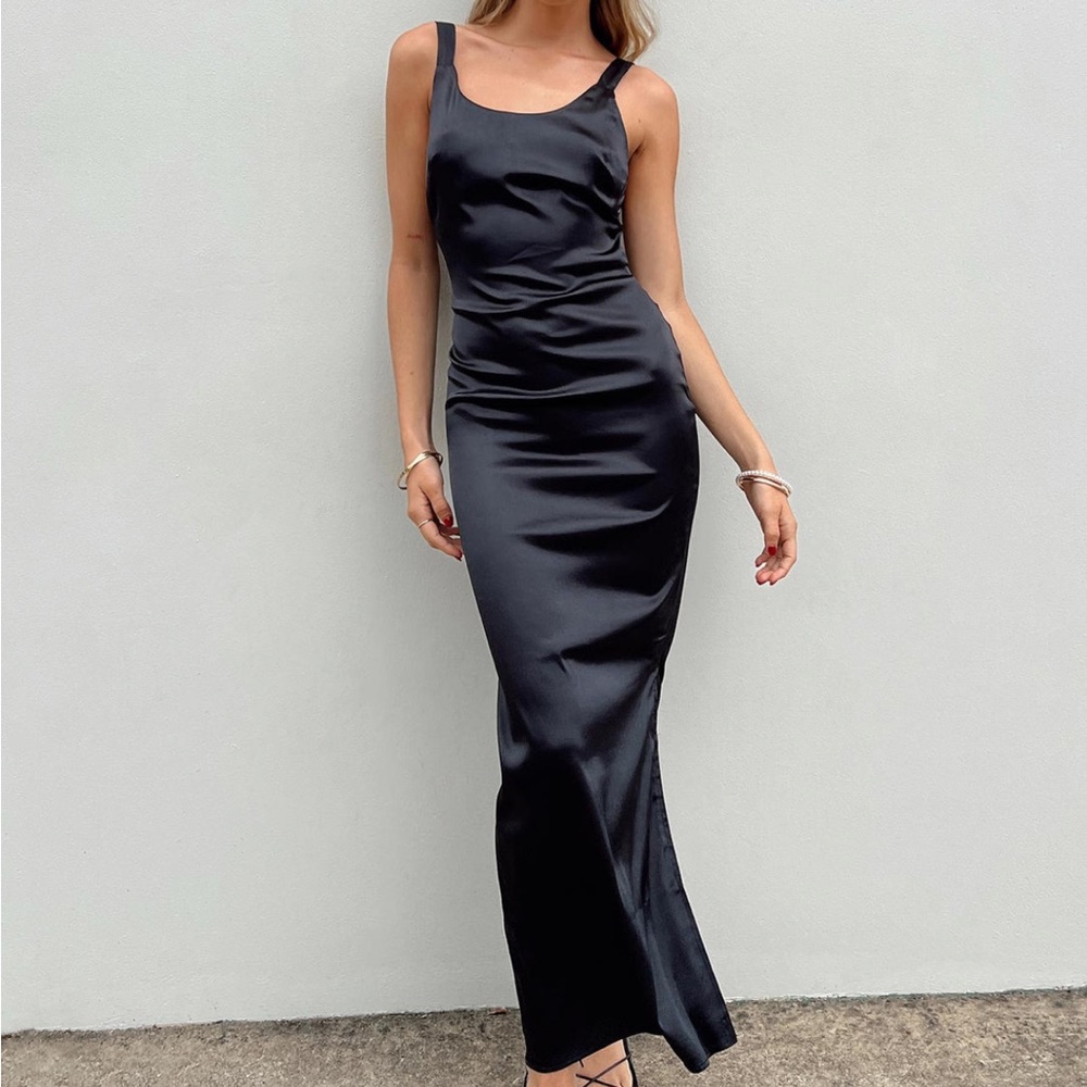 Princess polly curtis maxi dress black US 4 small
